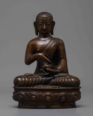 Monk Statue | Buddha Figurines | Handmade Traditional Buddhist Sculpture | Buddha Charm | Altar Supplies | Zen Buddhism | Buddhist Decors